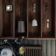 Hooked Wall Light with Shade gallery detail image