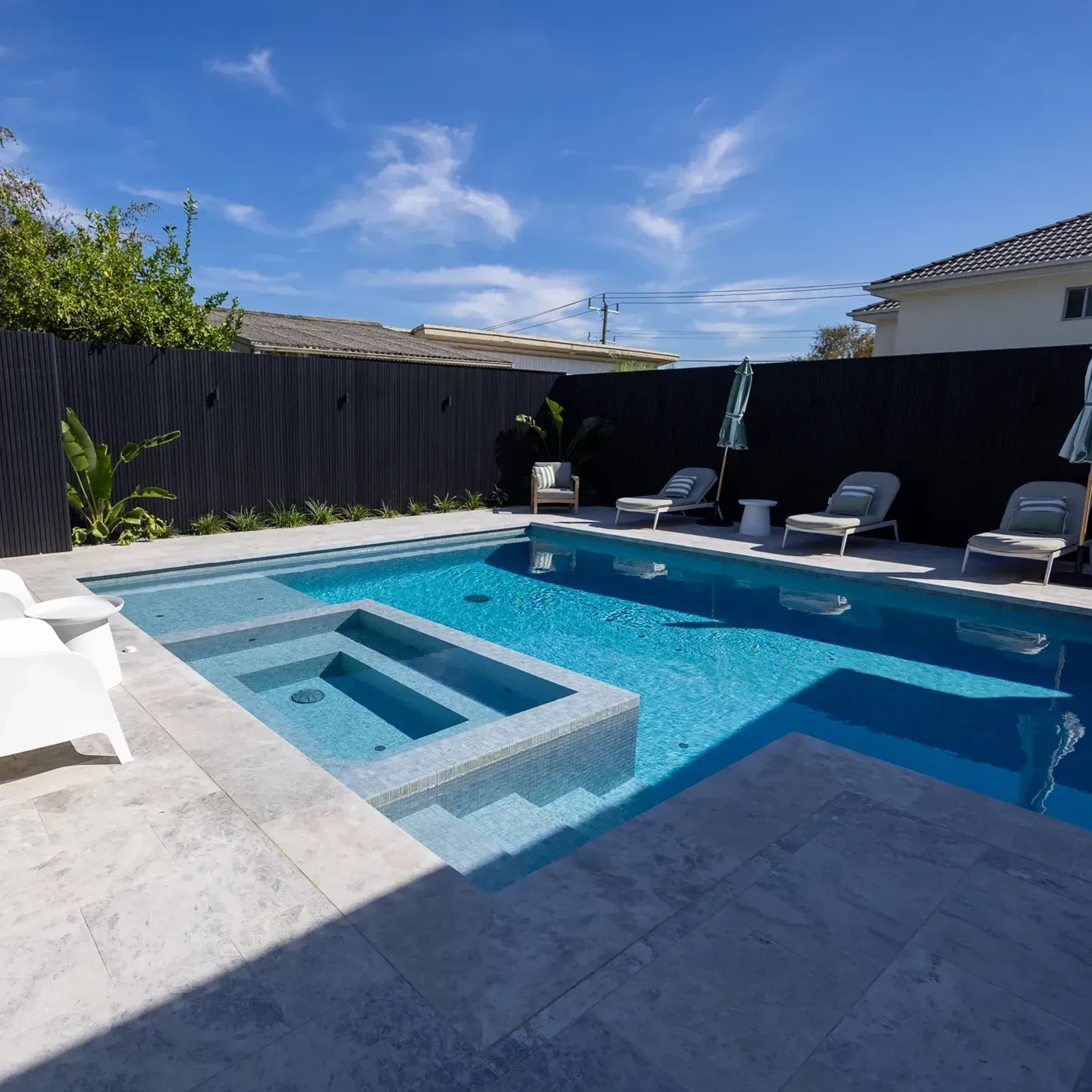 Tundra Light Sandblasted Limestone Pool Coping gallery detail image