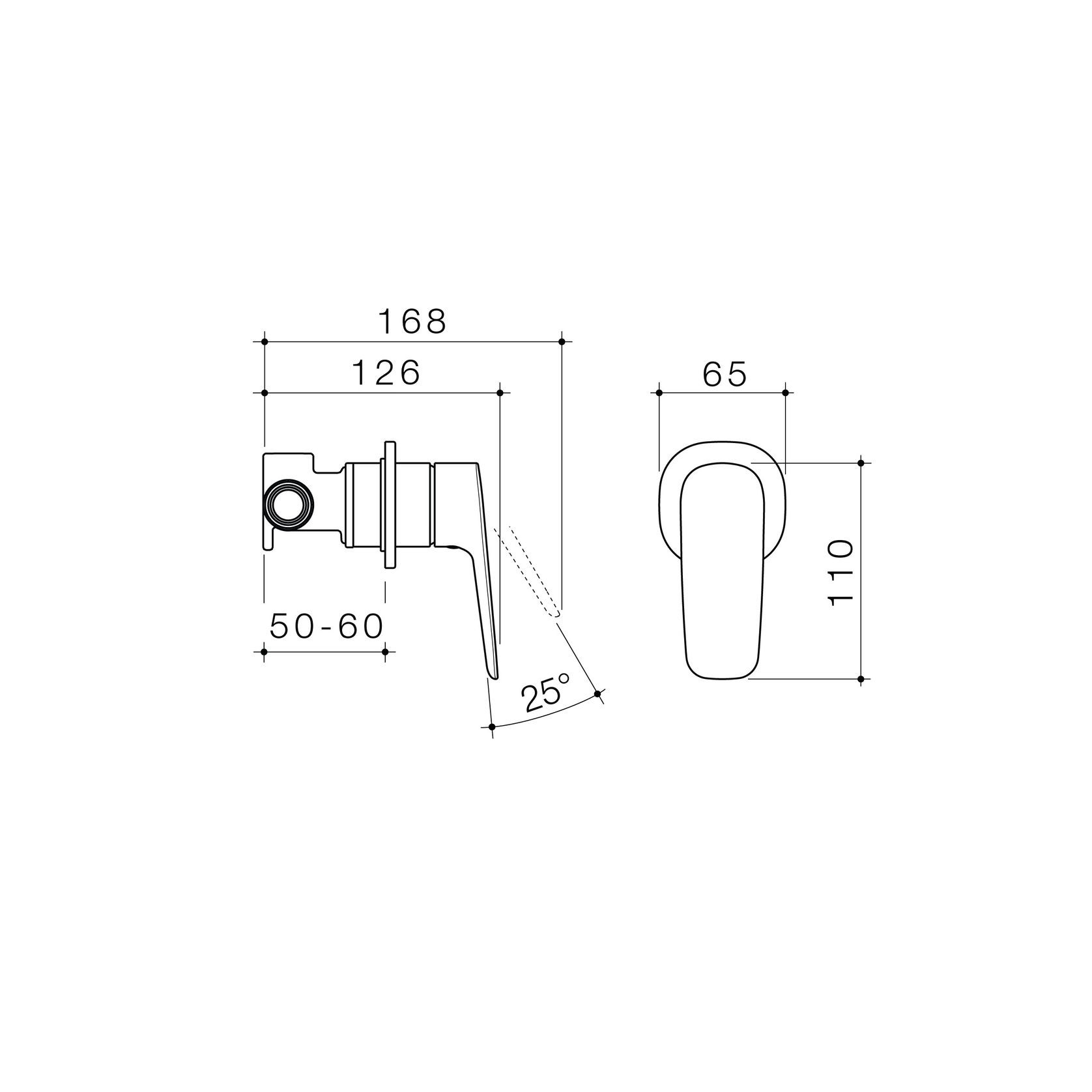 Contura II Bath/Shower Mixer | Brushed Nickel gallery detail image
