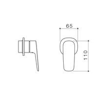 Contura II Bath/Shower Mixer  | Chrome gallery detail image