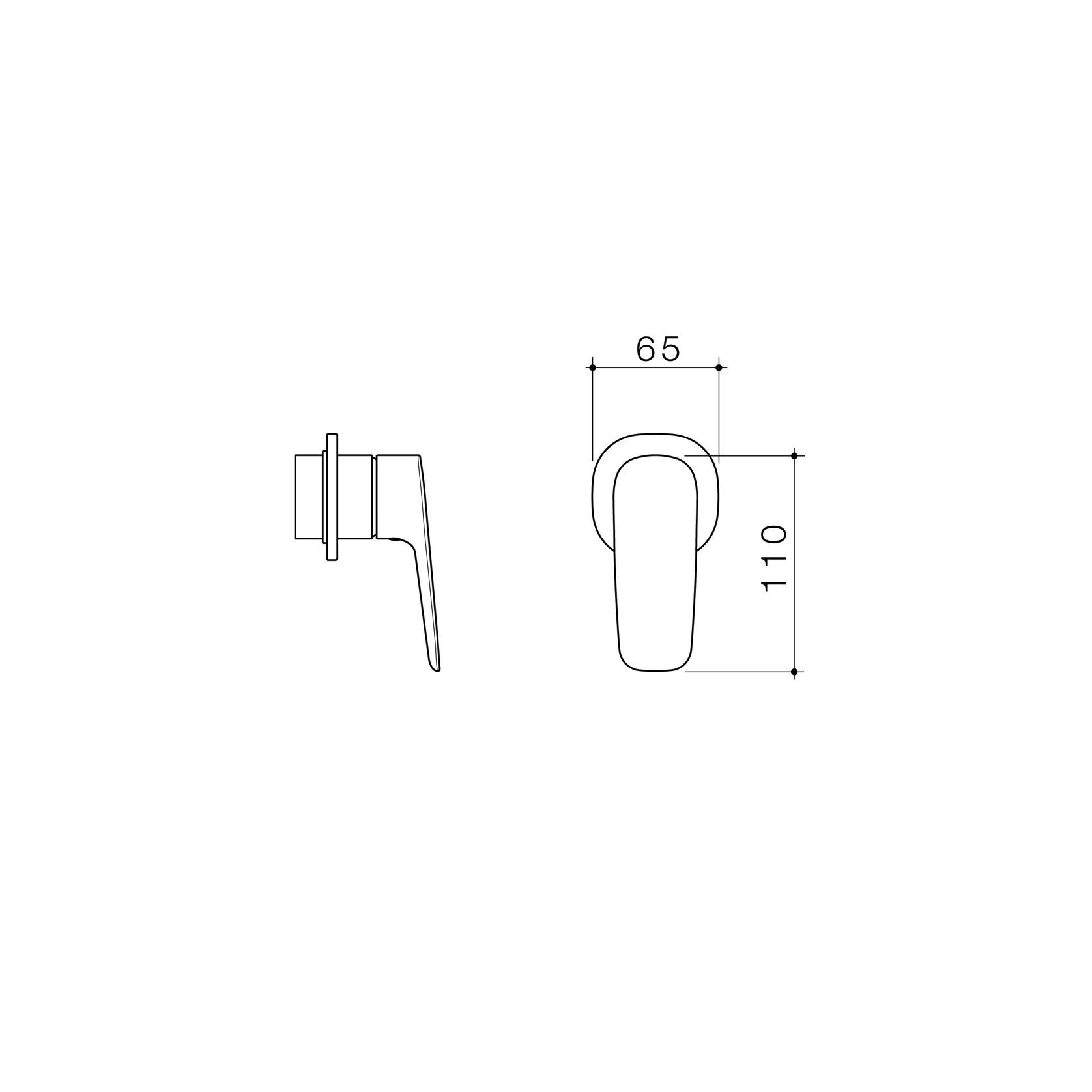 Contura II Bath/Shower Mixer  | Brushed Brass gallery detail image