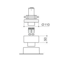 Contura II Freestanding Bath Filler - Rough-in Kit gallery detail image
