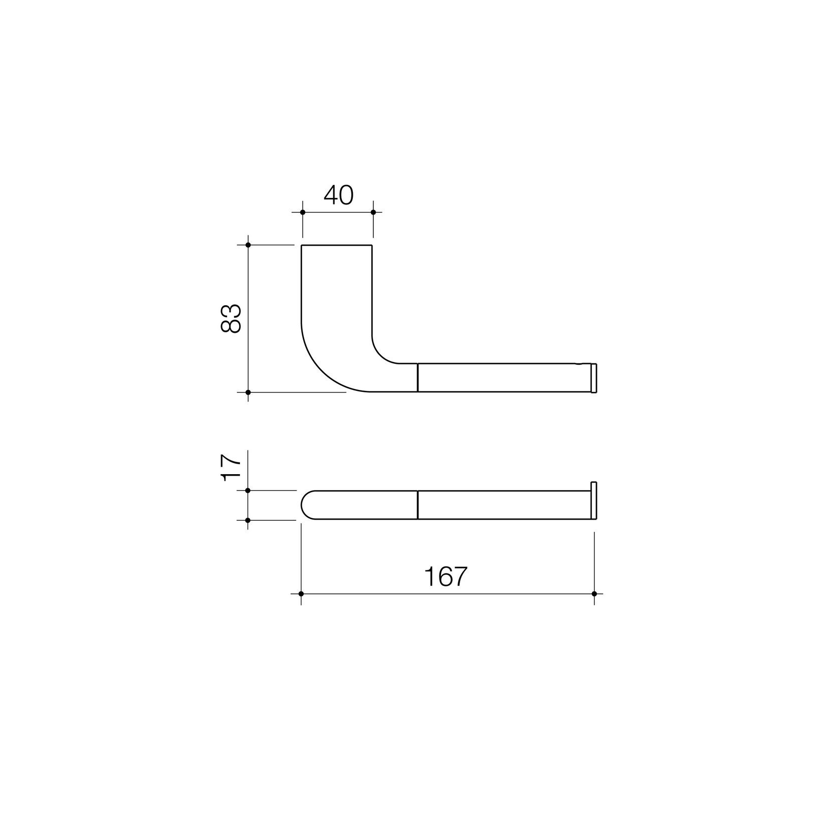 Contura II Toilet Roll Holder  | Brushed Brass gallery detail image