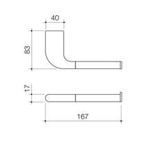 Contura II Toilet Roll Holder  | Chrome gallery detail image