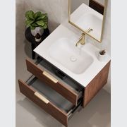 LINEARE 750 DOUBLE DRAWER VANITY | PILLAR DRAWER FRONT gallery detail image