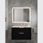 LINEARE 900 DOUBLE DRAWER VANITY | PILLAR DRAWER FRONT gallery detail image