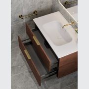 LINEARE 900 DOUBLE DRAWER VANITY | PILLAR DRAWER FRONT gallery detail image