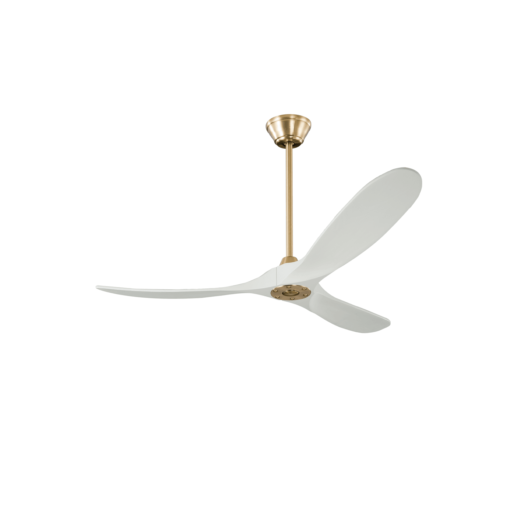 Milano Slider Ceiling Fan Junior Burnished Brass gallery detail image