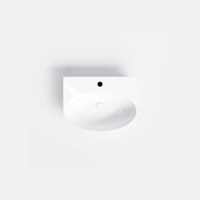 Pure Ellipse Ceramic Basin 600mm gallery detail image