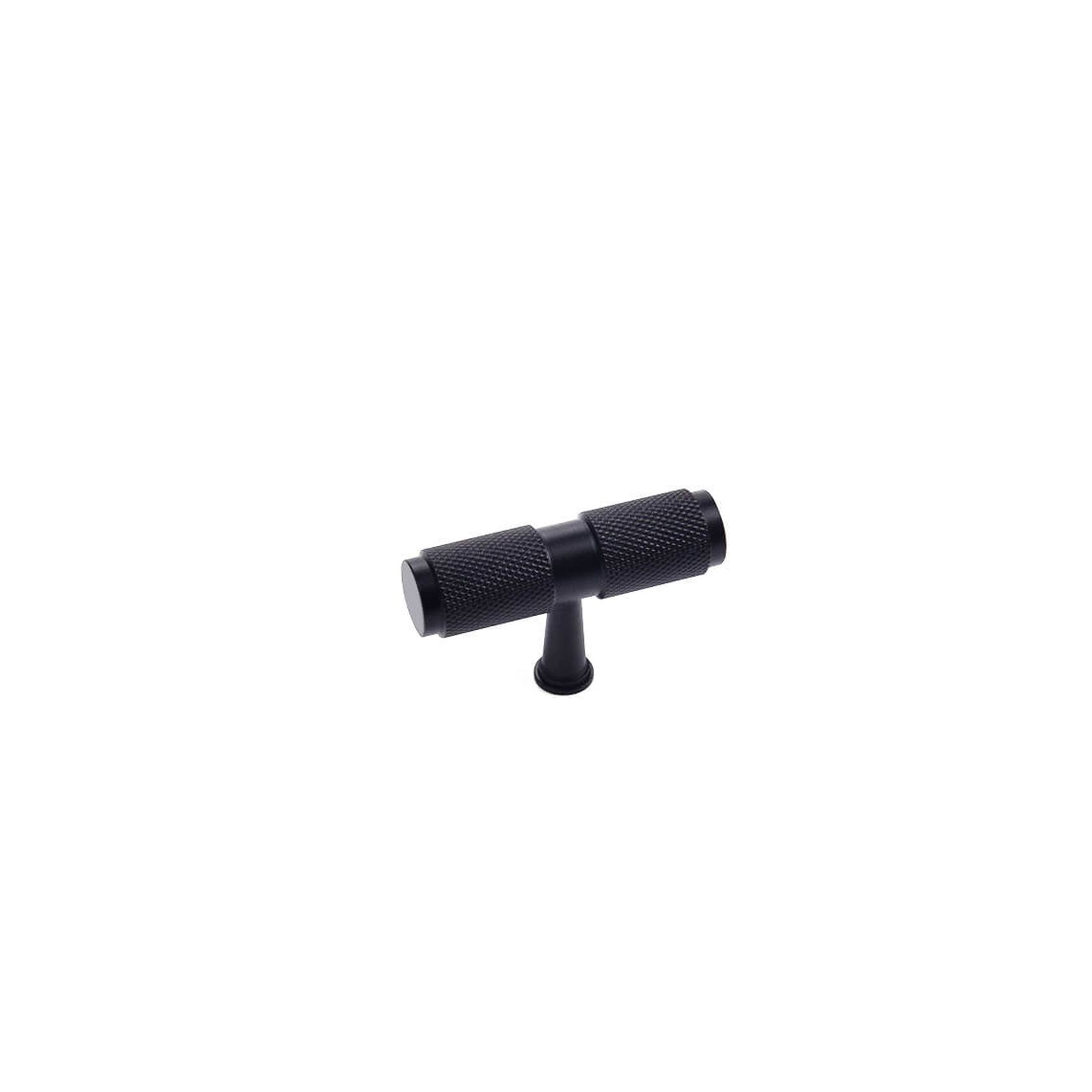 Newington Matt Black Knurled T-Bar Handles gallery detail image