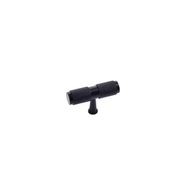 Newington Matt Black Knurled T-Bar Handles gallery detail image