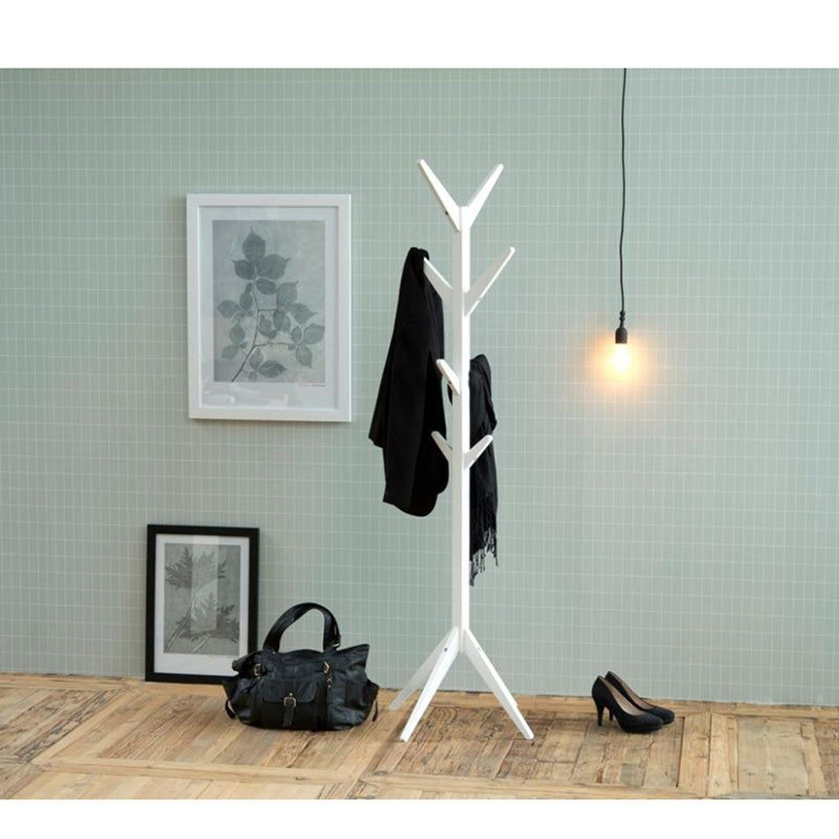MASCOT  Coat Hanger - White gallery detail image