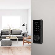 Schlage S1 Ease Smart Deadbolt Door Lock Black SREEAS1C5BL gallery detail image