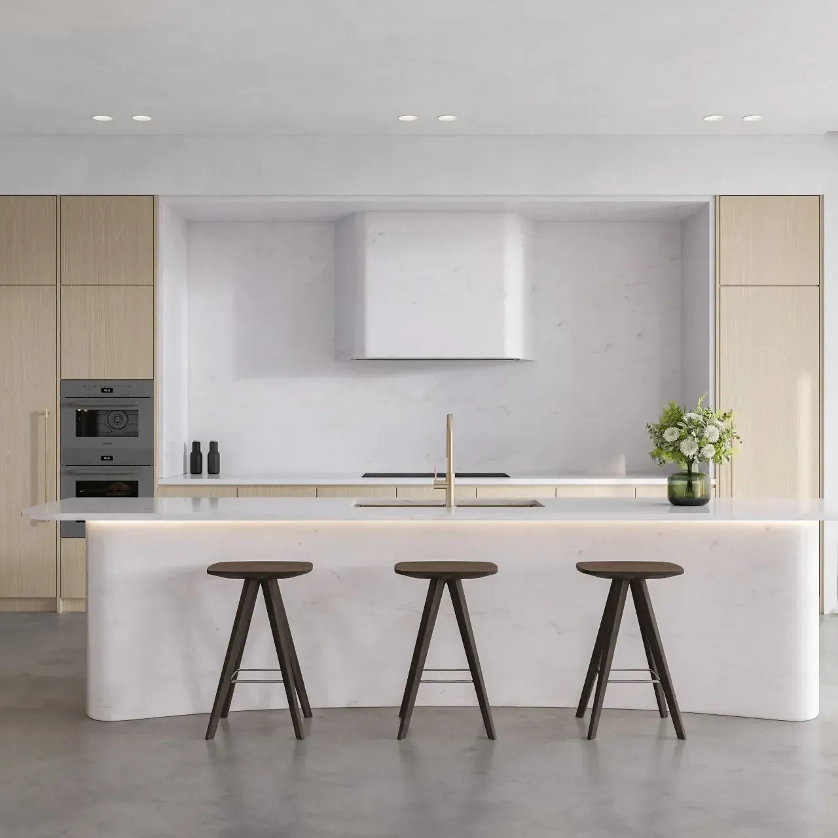 Ariston White Marble Benchtop gallery detail image