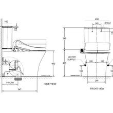 Signature Hygiene Rim CCBTW - Bottom Inlet with SpaLet E-Bidet Seat gallery detail image