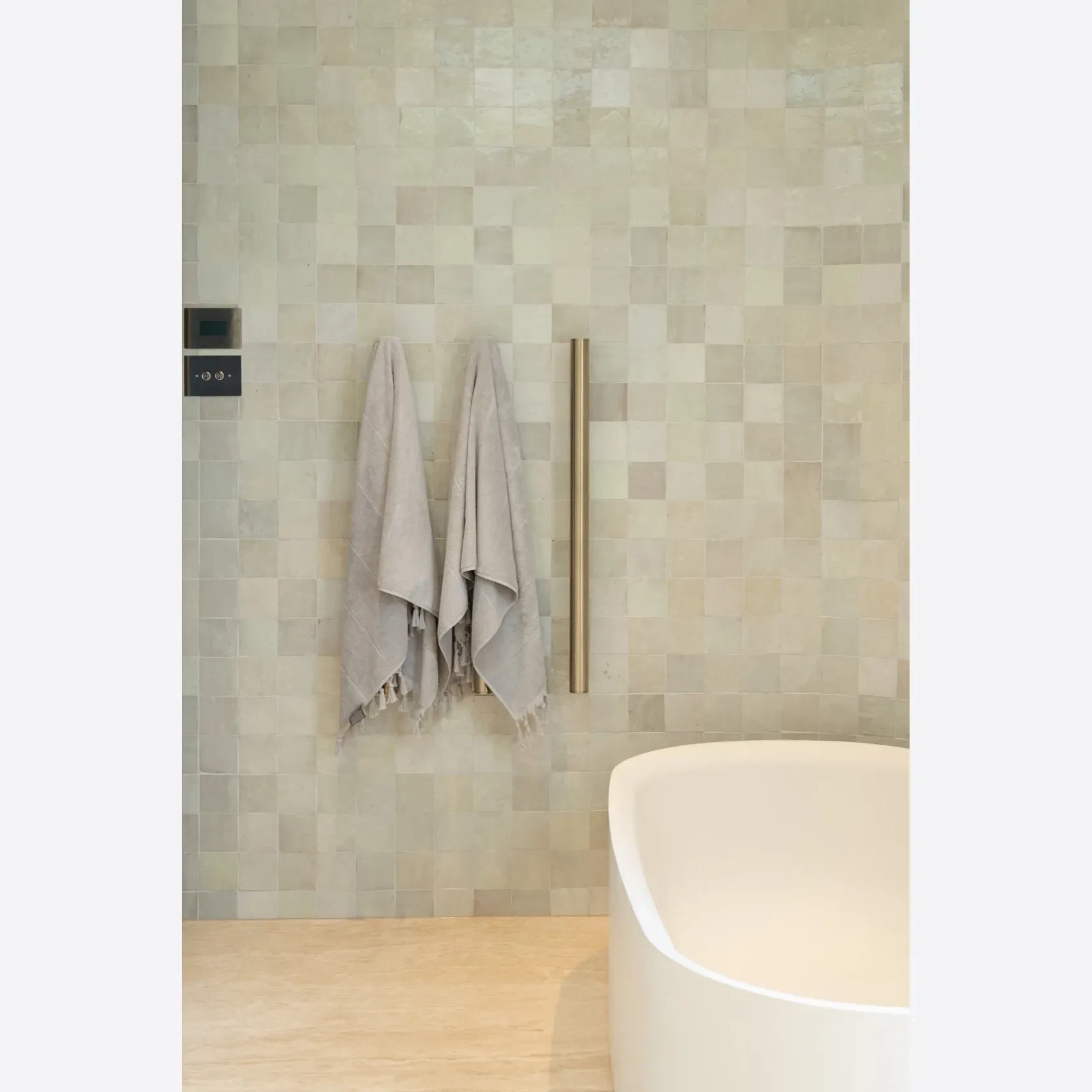 White Square Moroccan Zellige gallery detail image
