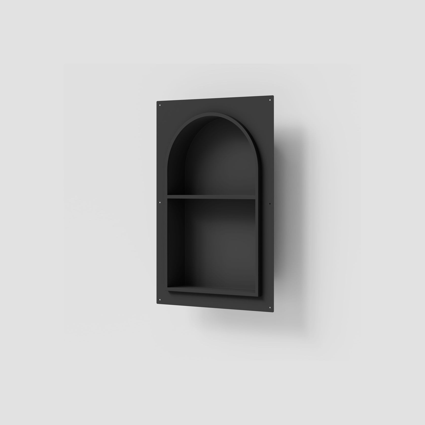 Acacia Arch Shower Niche with Shelf gallery detail image