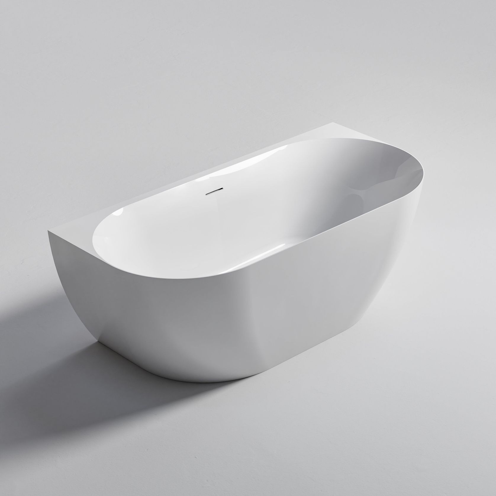 Endura Acrylic Arc 1600 Back to Wall Bath gallery detail image