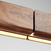 Array Pendant | American Oak - Black gallery detail image