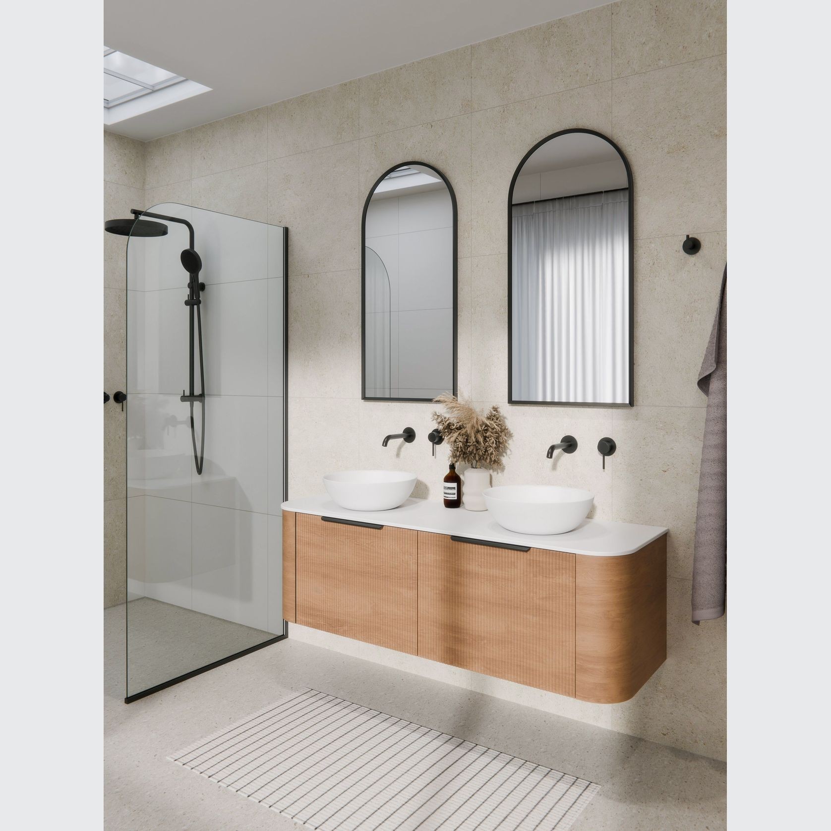 Aspect 500 Arch Framed Mirror gallery detail image