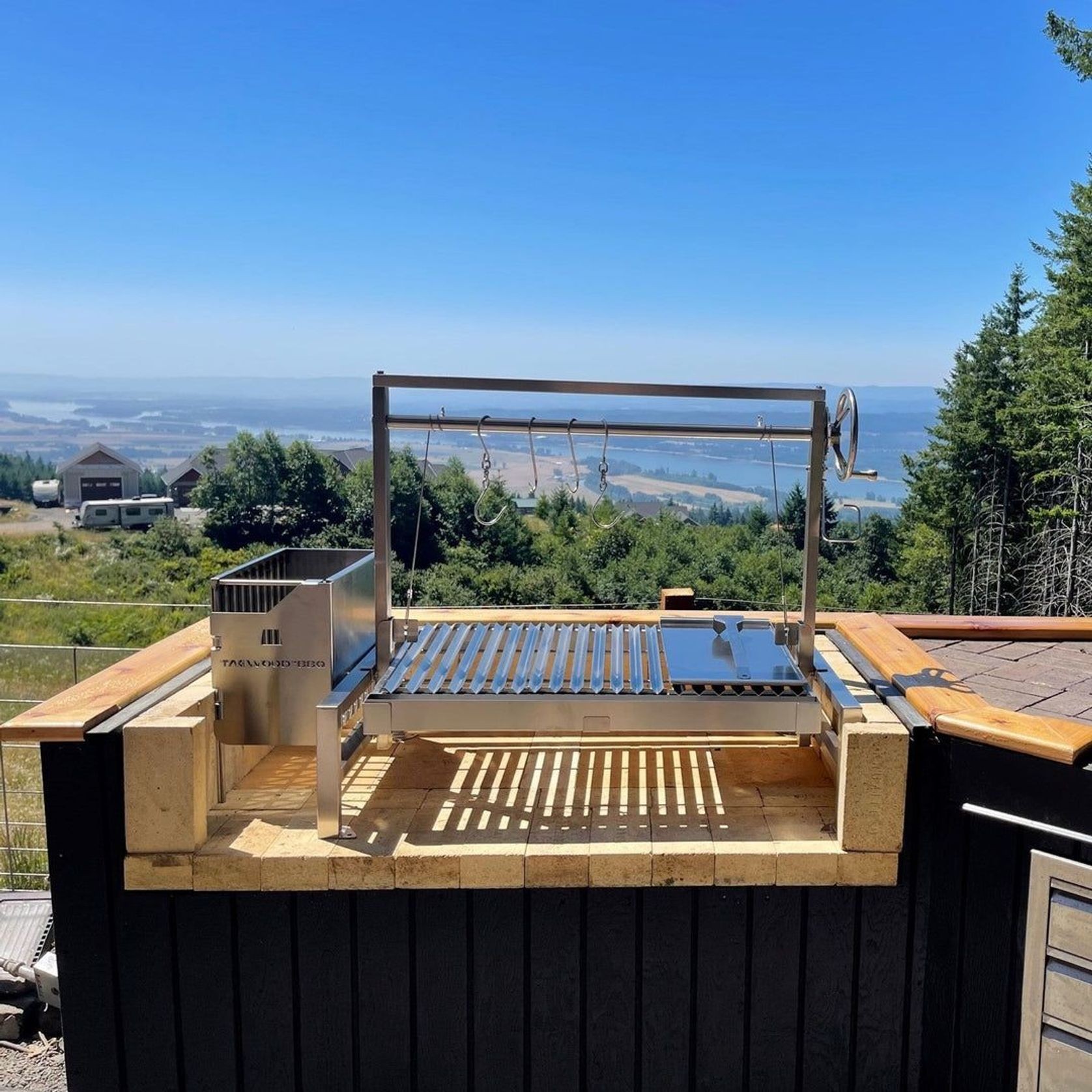 Tagwood BBQ09SS Insert-Style Argentine Parrilla Grill gallery detail image
