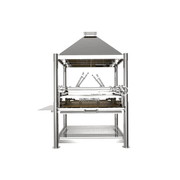 Tagwood BBQ XL Argentine Wood Fire & Charcoal Grill all Stainless Steel | BBQ22SS gallery detail image