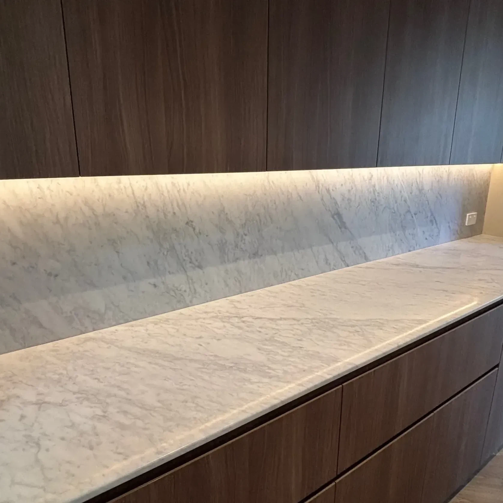 Bianco Carrara Marble Benchtop gallery detail image