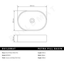 Petra Pill Matte Pink Basin gallery detail image