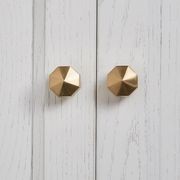Octagon Solid Brass Cabinet Knobs gallery detail image