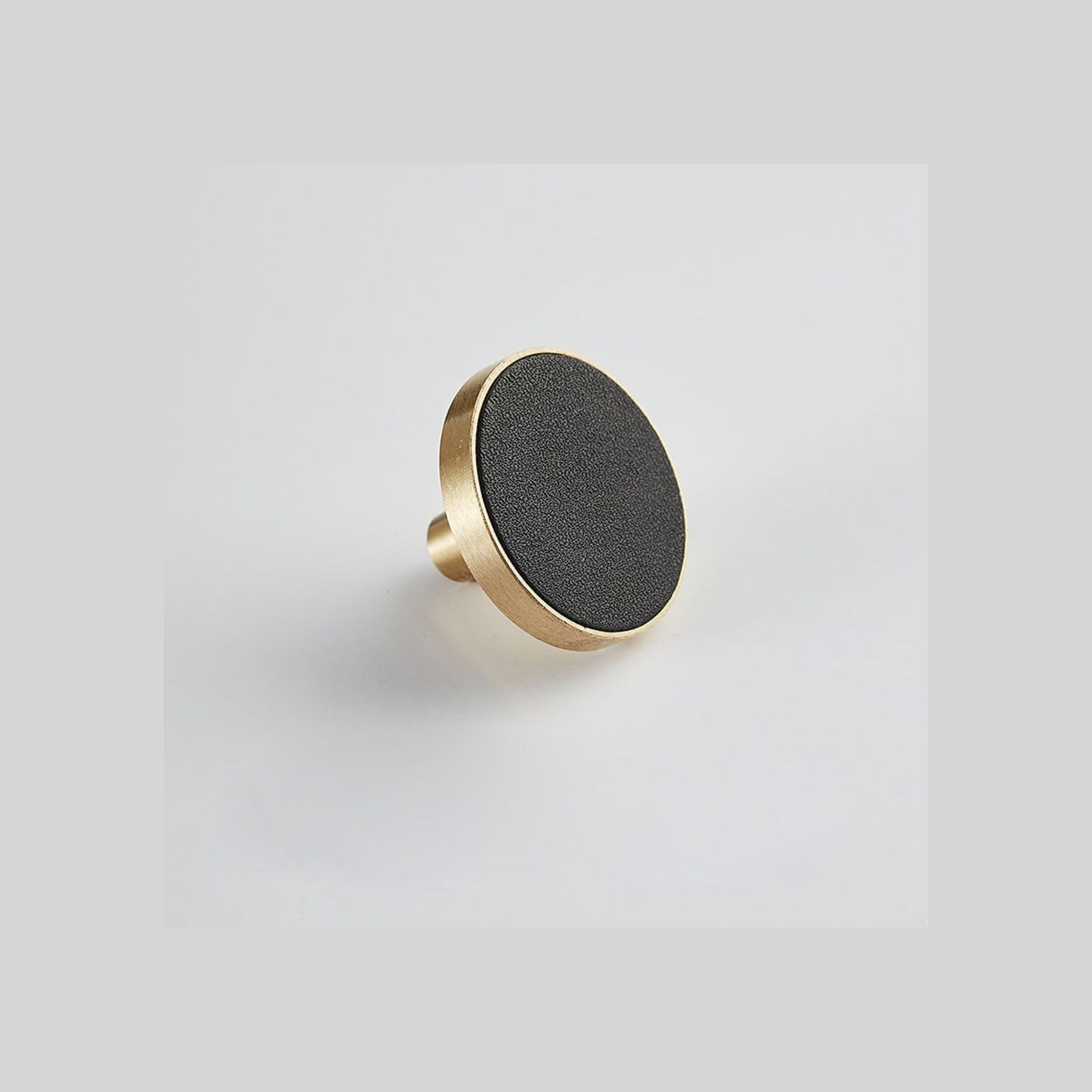 Leather and Solid Brass Drawer Handles gallery detail image