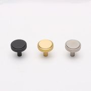 Round Knurled Solid Brass  Drawer Knobs gallery detail image