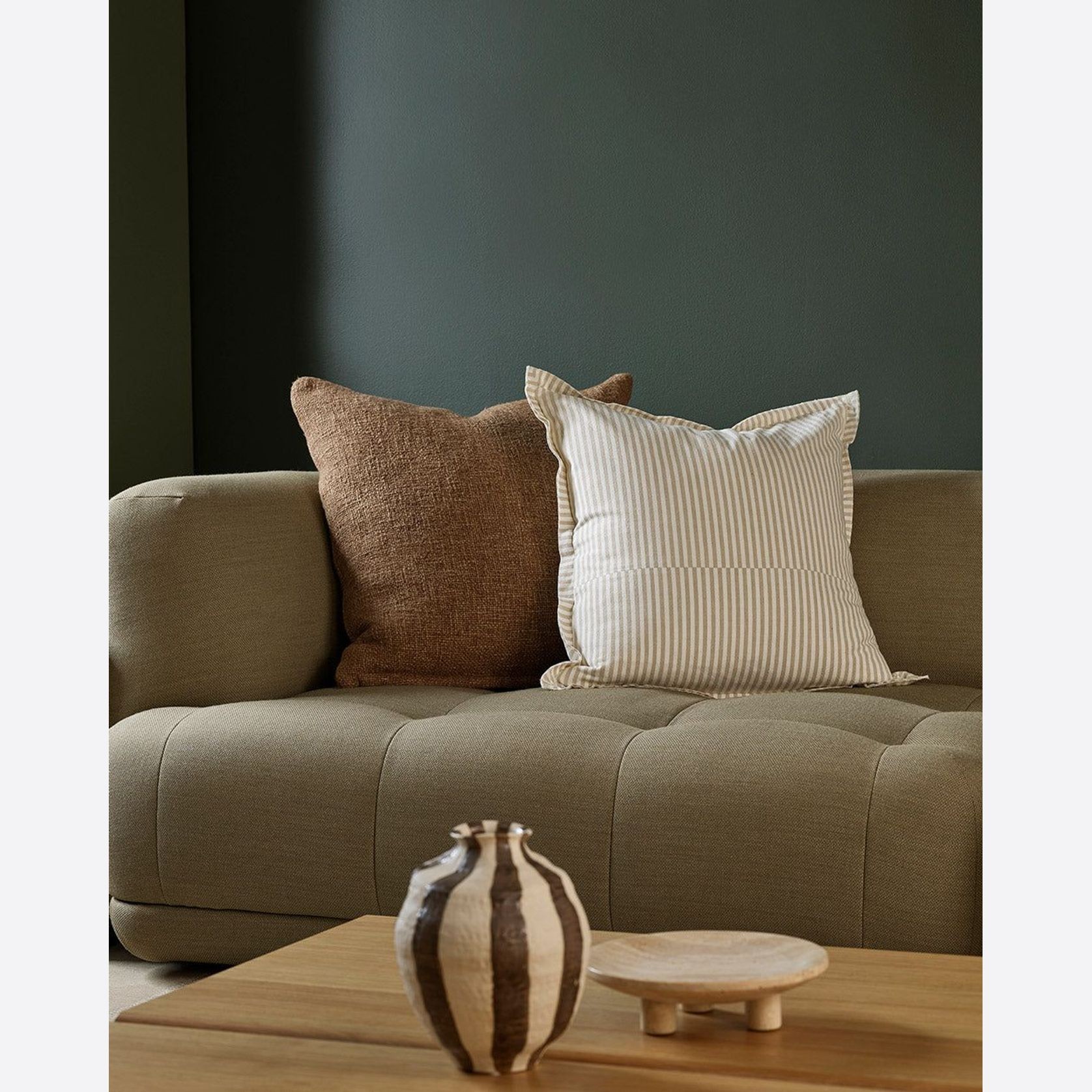 Baya Rowan Cushion - Oat gallery detail image