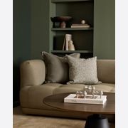 Baya Dalton Cushion - Olive gallery detail image