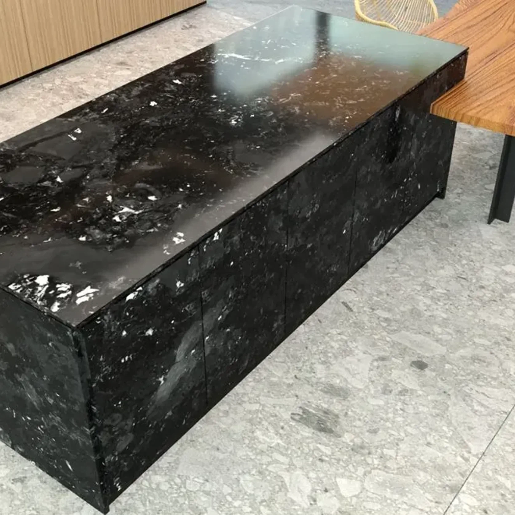 Calacatta Black Quartzite Benchtop gallery detail image