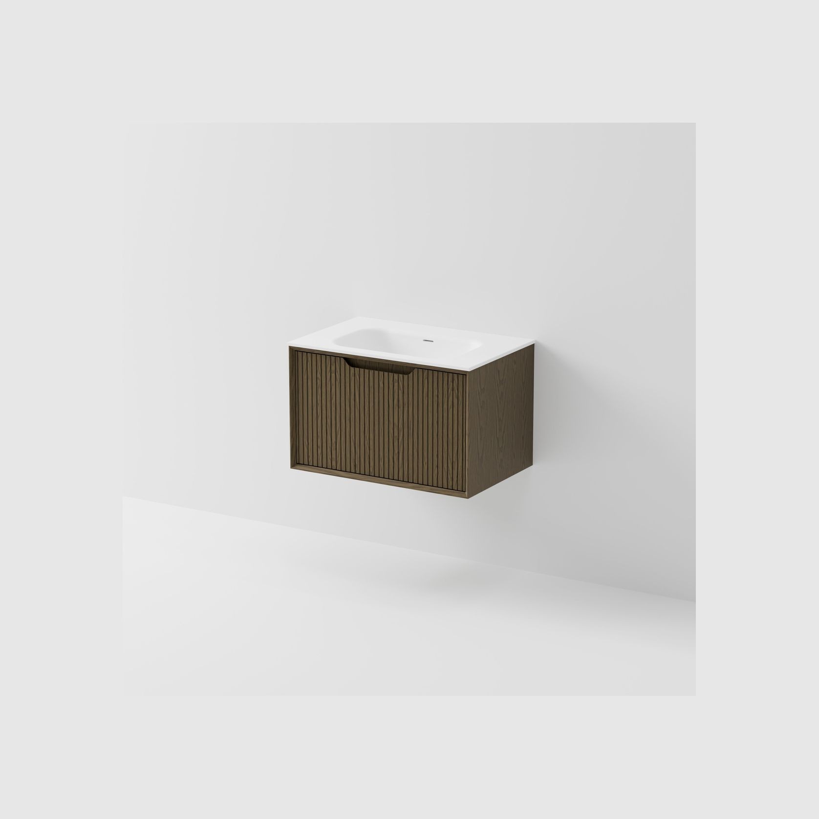 Aria 750 Wall Hung Vanity | Inset Basin gallery detail image