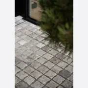 Tundra Grey Split Limestone Cobblestones gallery detail image