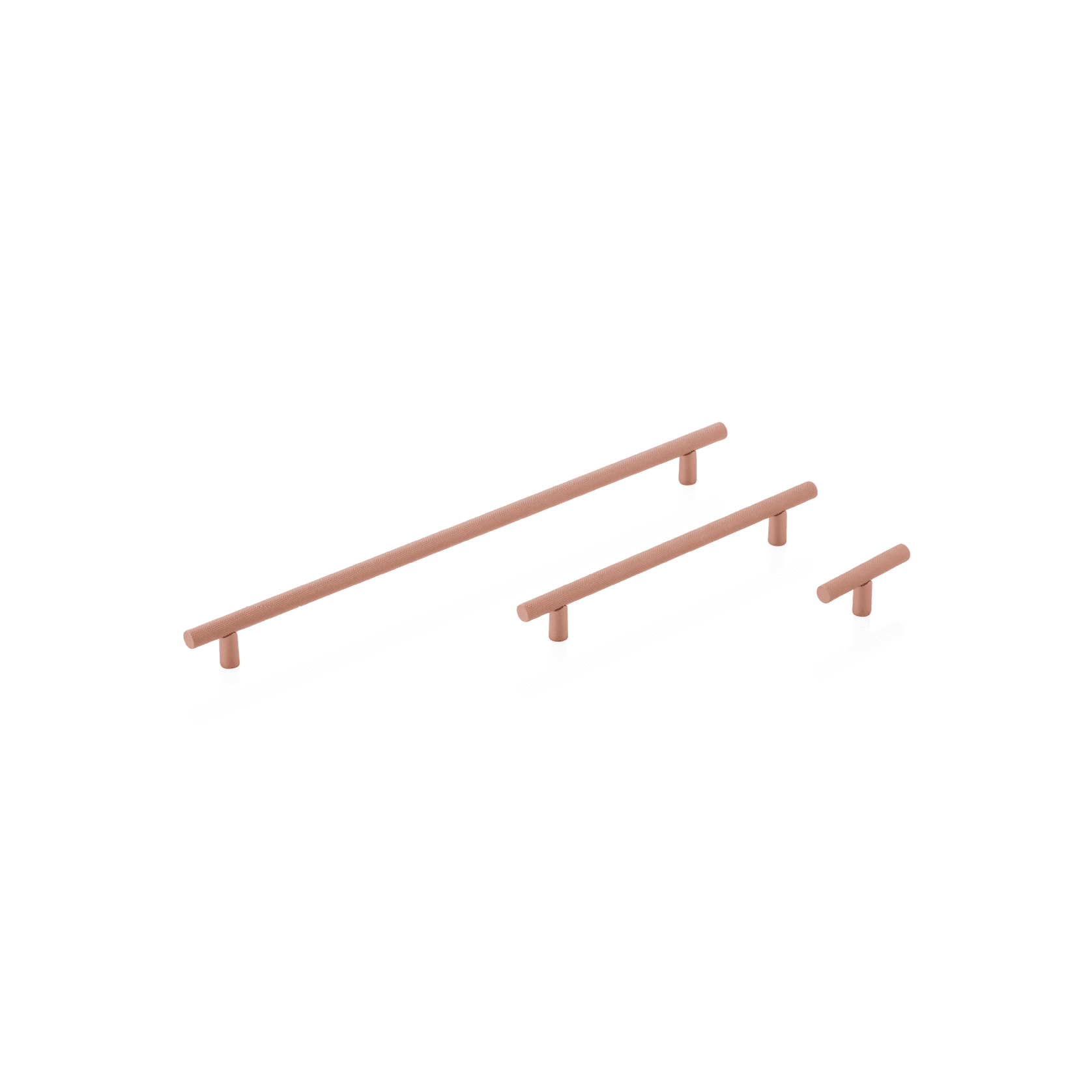 Arezzo Knurled Bar Handle - Round Fixing Post gallery detail image