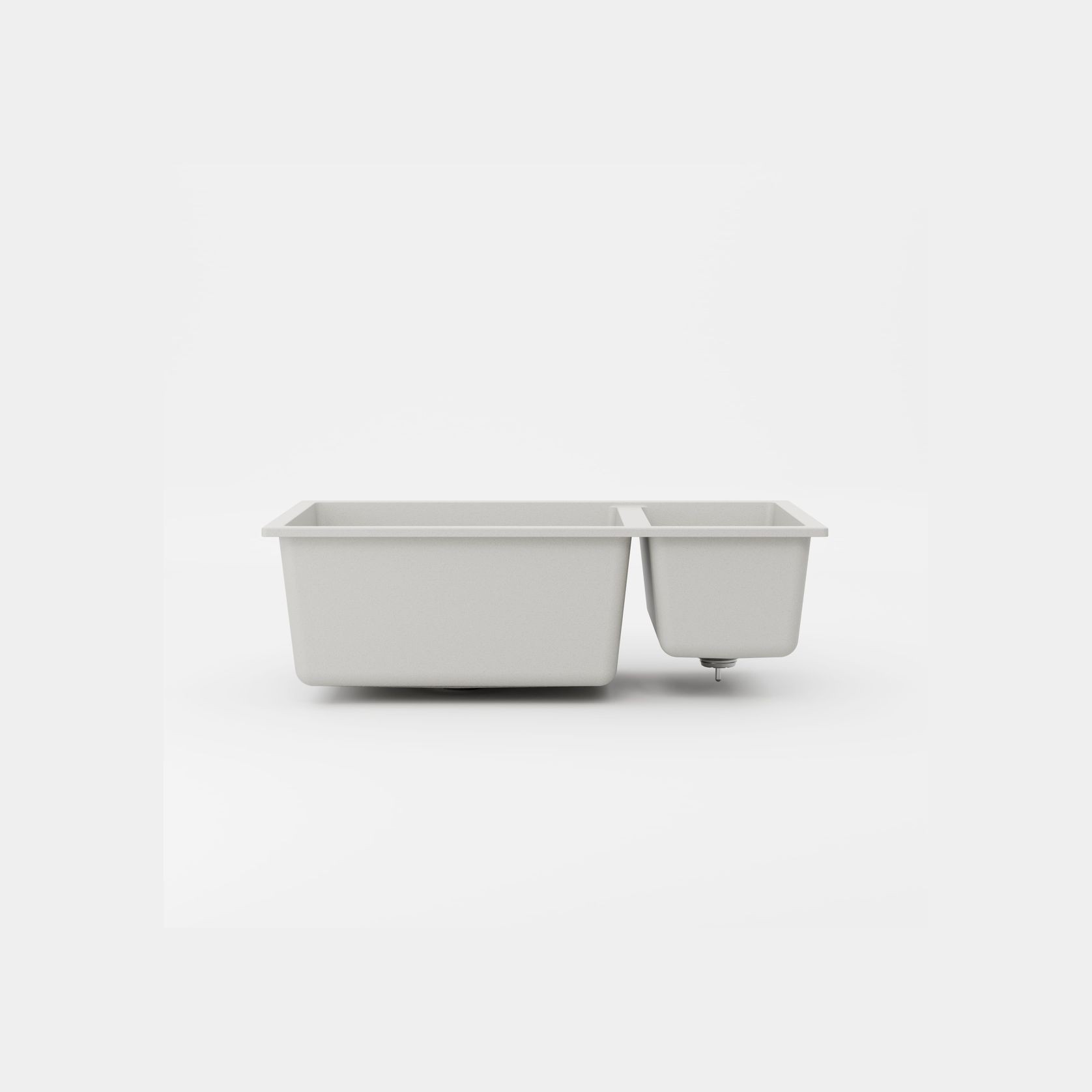 Aura 650 (450+200) Double Bowl Granite Sink gallery detail image