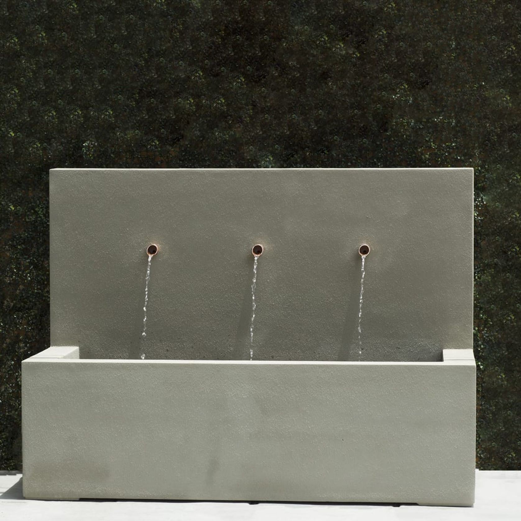 Weathered Zinc Three Spout Fountain gallery detail image