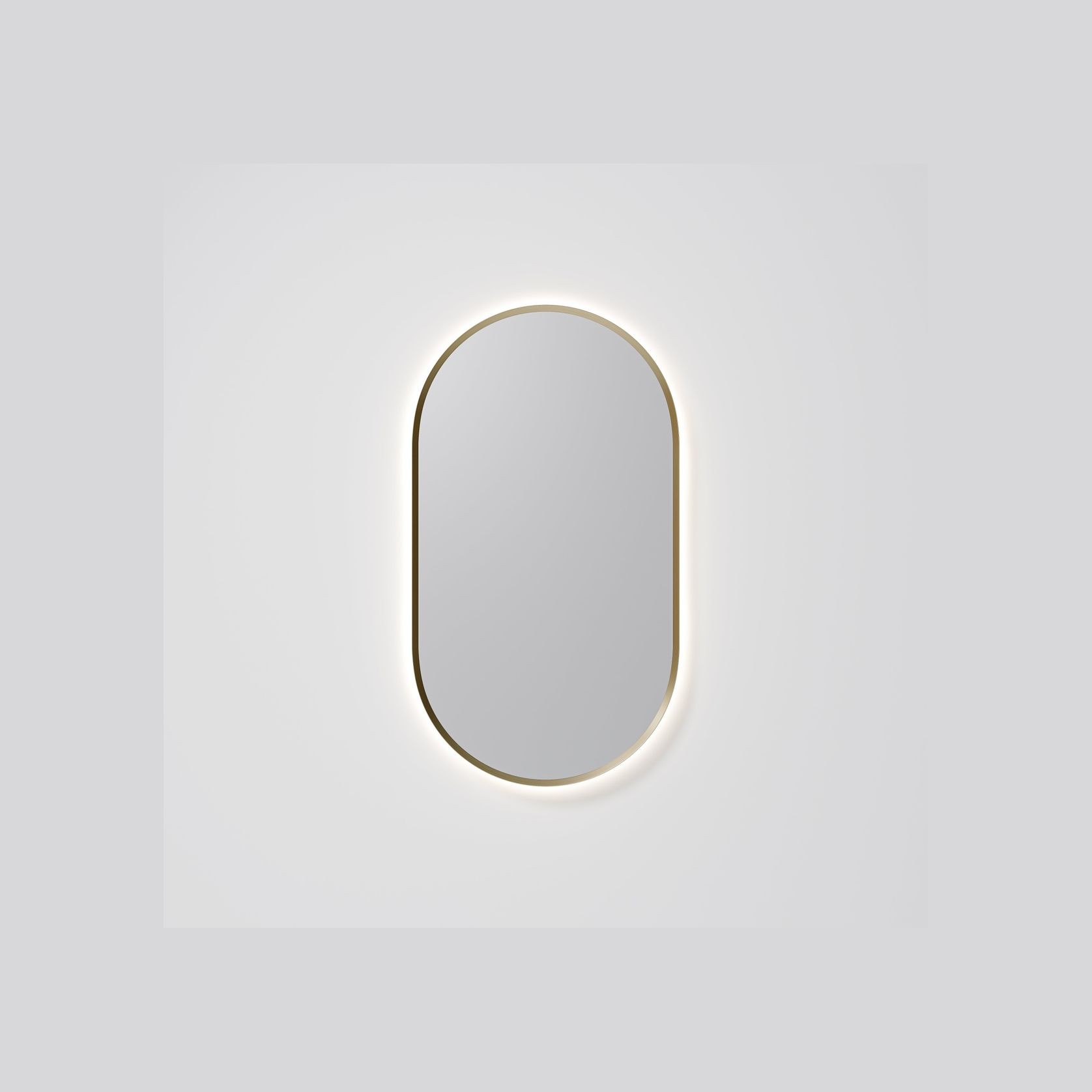 Aura Oval 500x1050 LED Mirror gallery detail image
