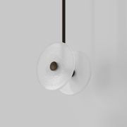 Coral Duo Rod Pendant - Frosted gallery detail image