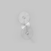Coral Duo Rod Wall Light - (Off-Centered) gallery detail image