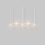 Coral Linear Rod Pendant (Seven Coral Pieces) gallery detail image