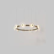 Coral Ring Pendant (10) - Frosted Glass gallery detail image