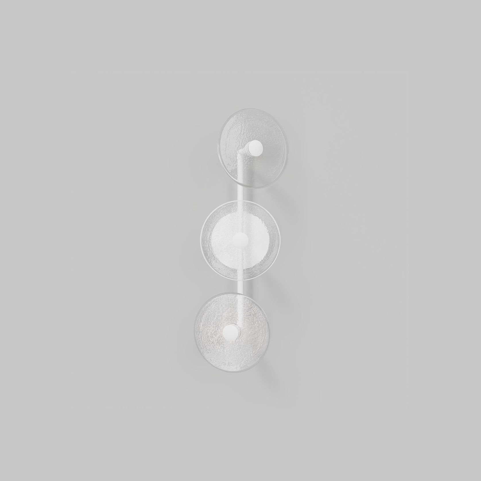 Coral Trio Rod Wall Light - (Off-Centered) gallery detail image