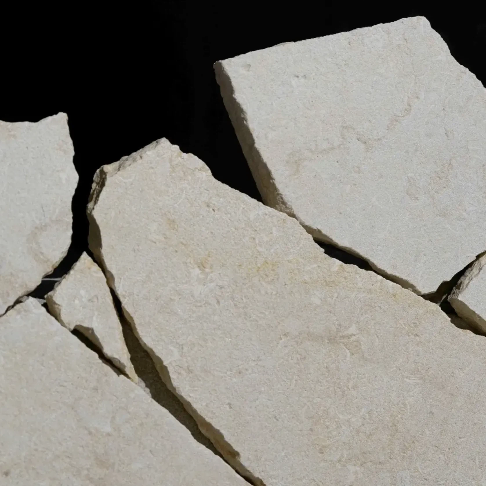Crema Novelda Sandblasted Limestone Crazy Paving gallery detail image