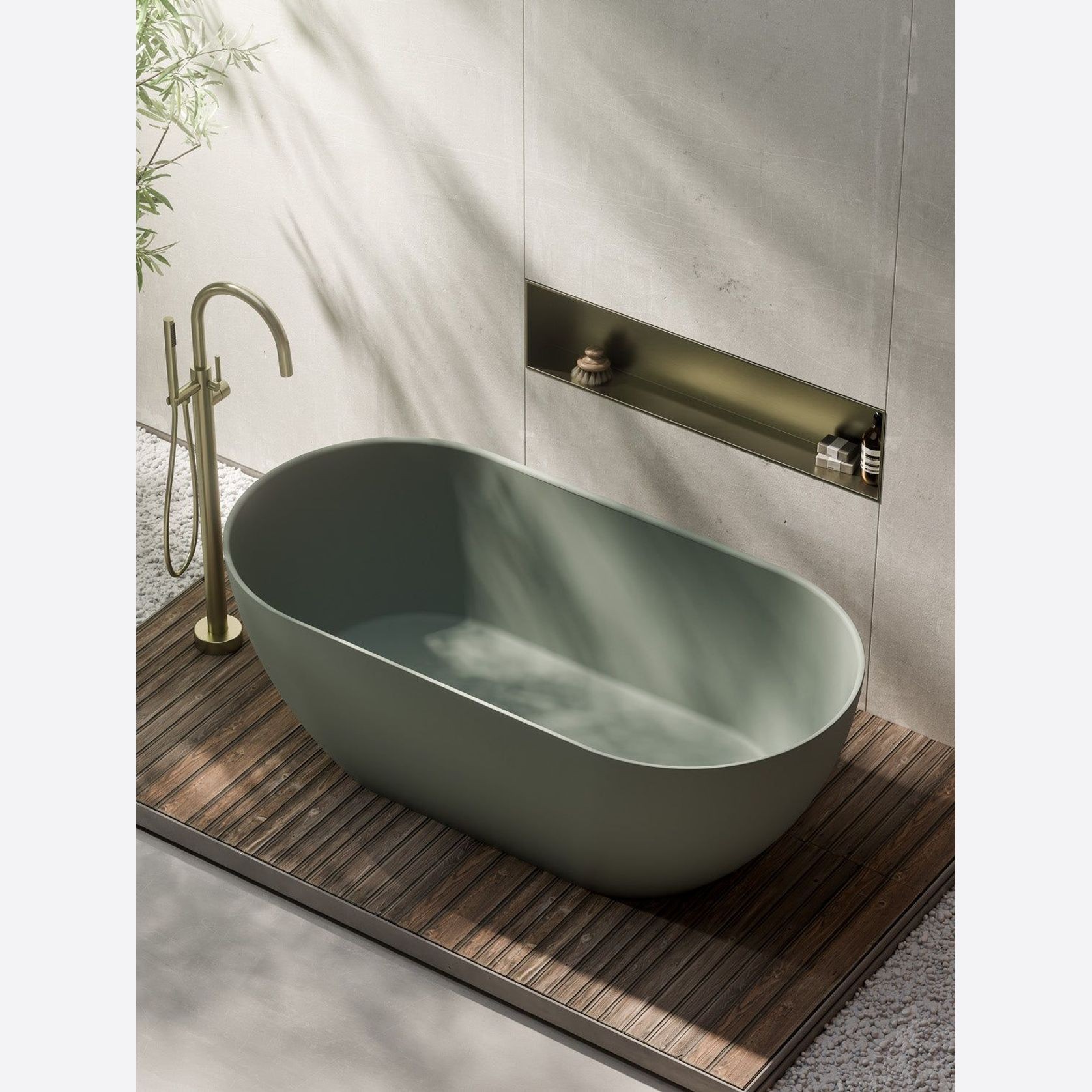 Villastone Halo 1600 Freestanding Bath gallery detail image