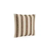 Hem Cushion 55cm x 55cm - Marnie Stripe Coconut gallery detail image