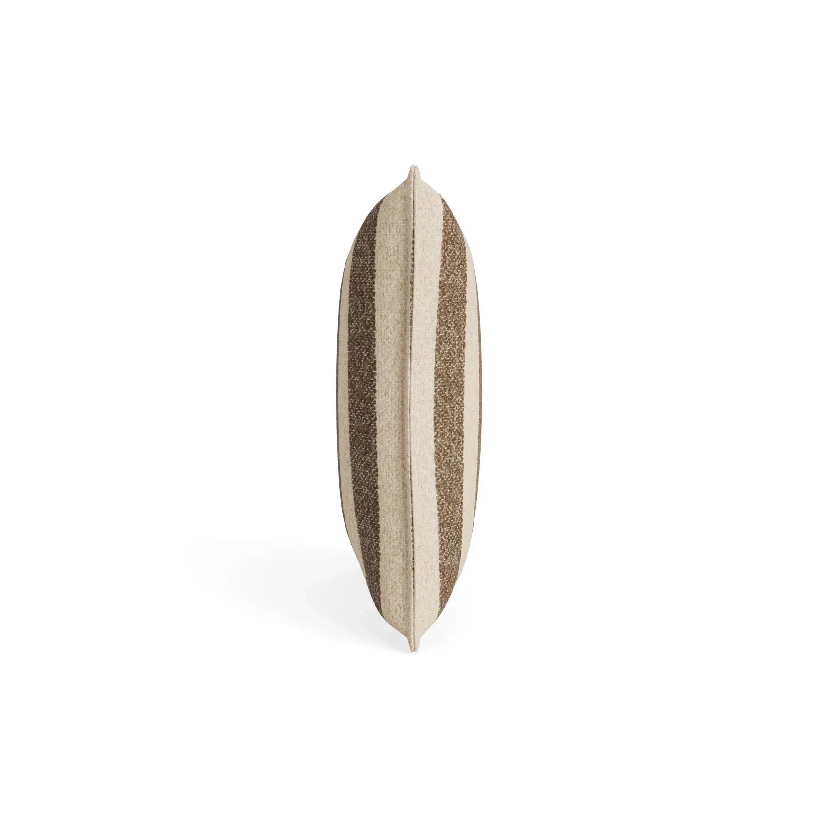 Hem Cushion 55cm x 55cm - Marnie Stripe Coconut gallery detail image