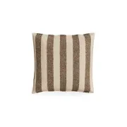 Hem Cushion 55cm x 55cm - Marnie Stripe Coconut gallery detail image